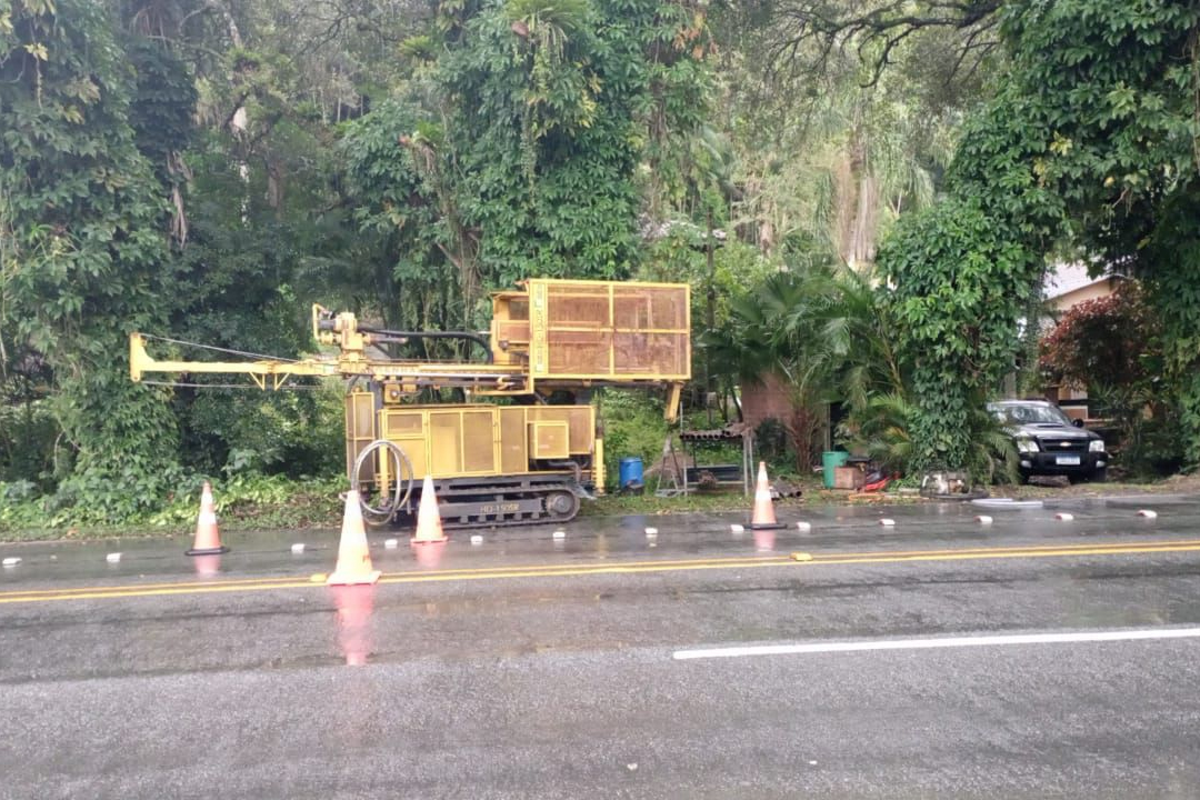Ponte de Guaratuba - sondagens em Caiobá
