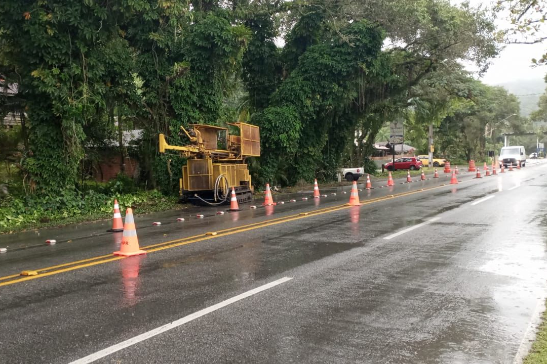 Ponte de Guaratuba - sondagens em Caiobá