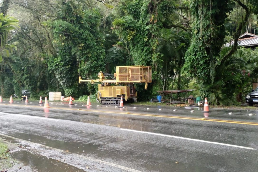 Ponte de Guaratuba - sondagens em Caiobá