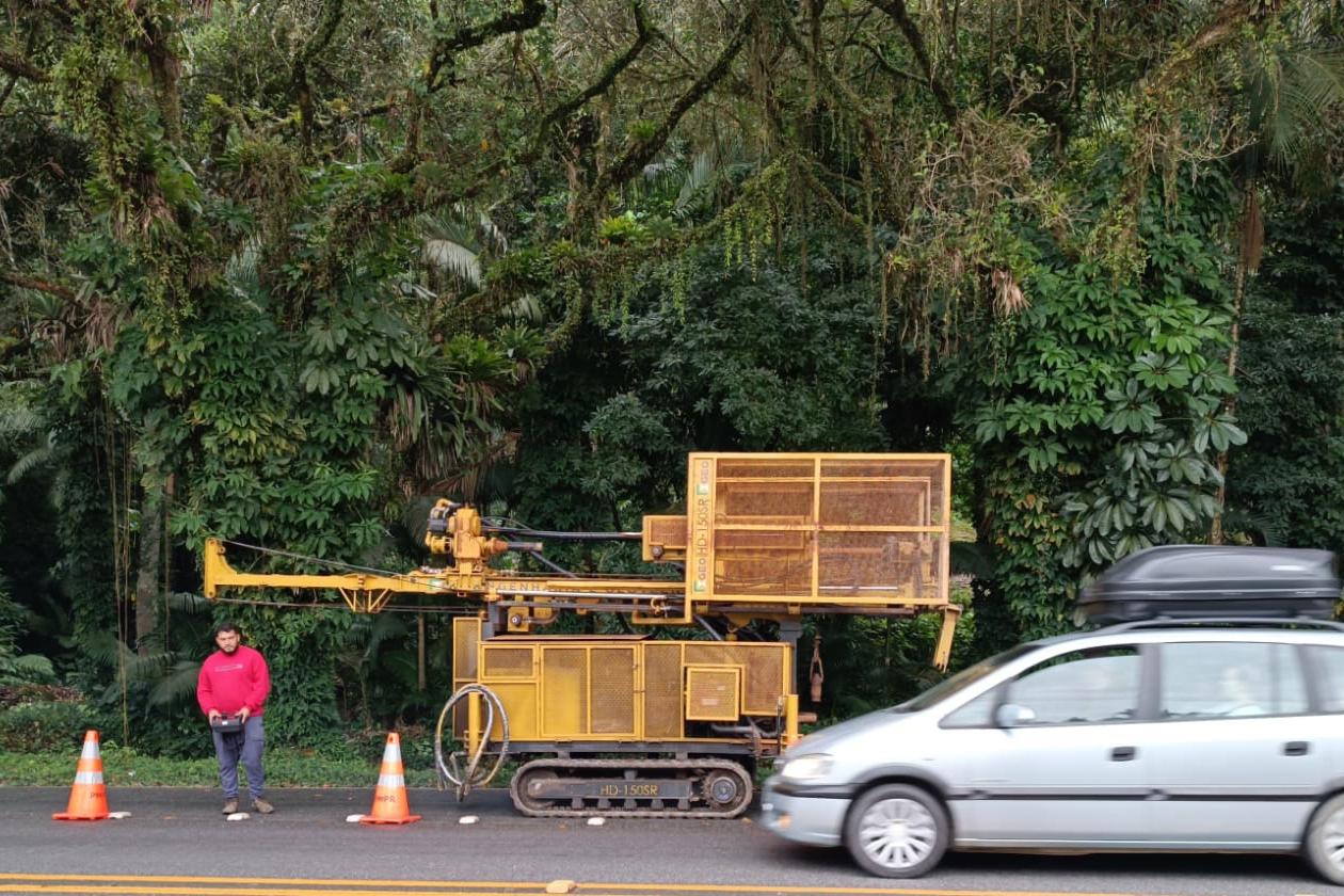 Ponte de Guaratuba - sondagens em Caiobá