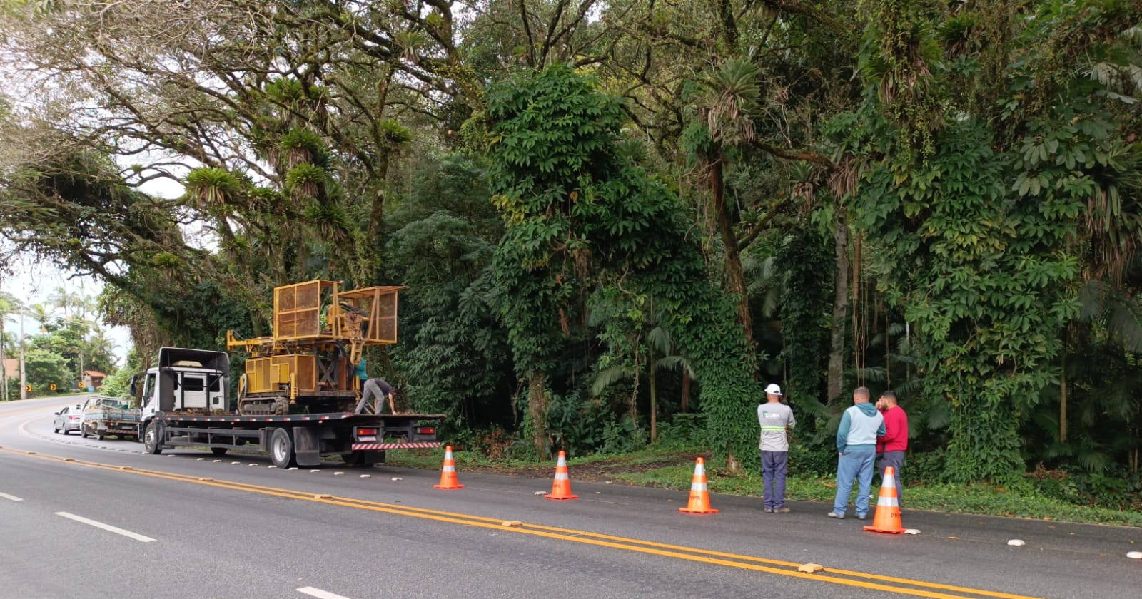 Ponte de Guaratuba - sondagens em Caiobá