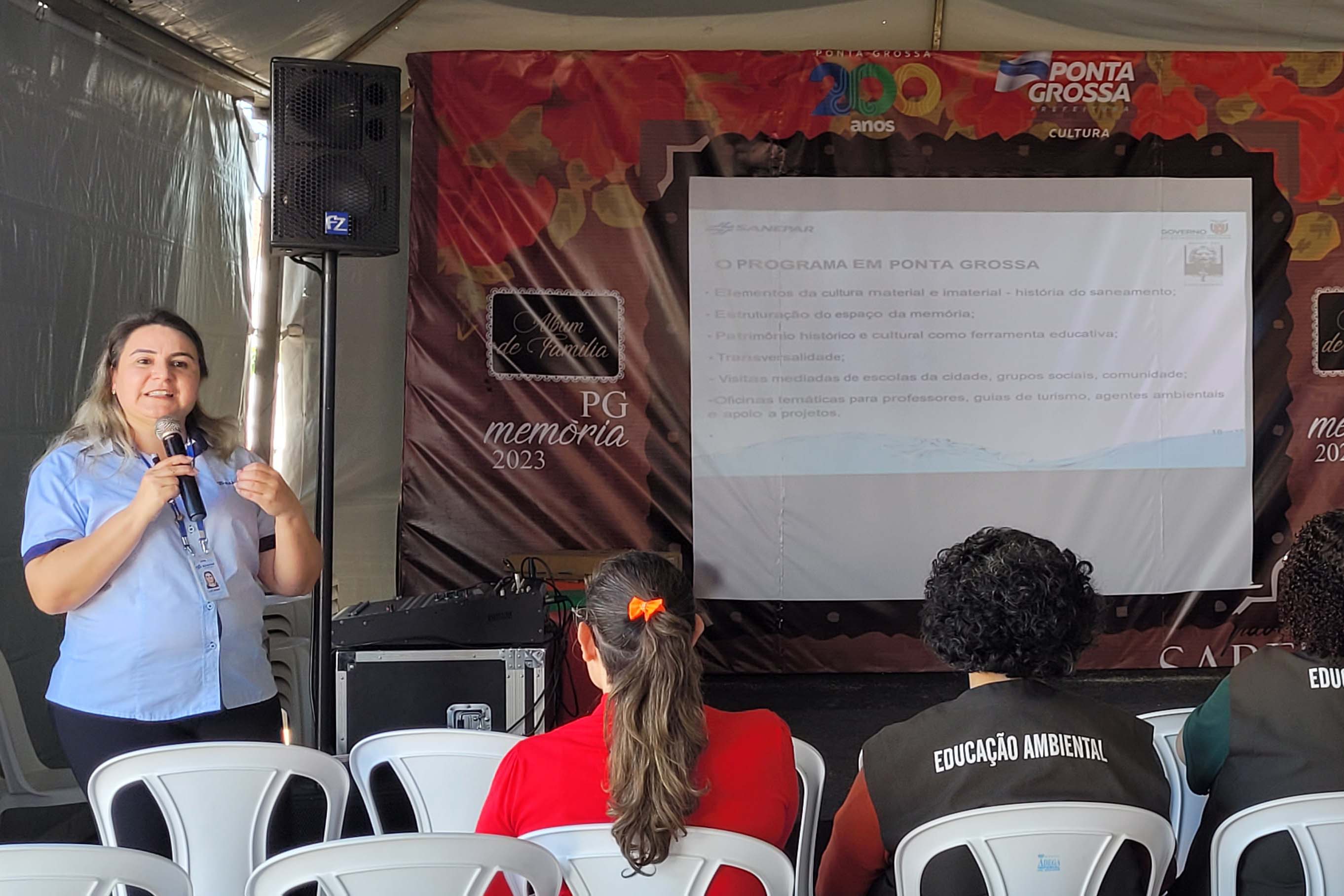 Sanepar apresenta a História do Saneamento no PG Memória 2023