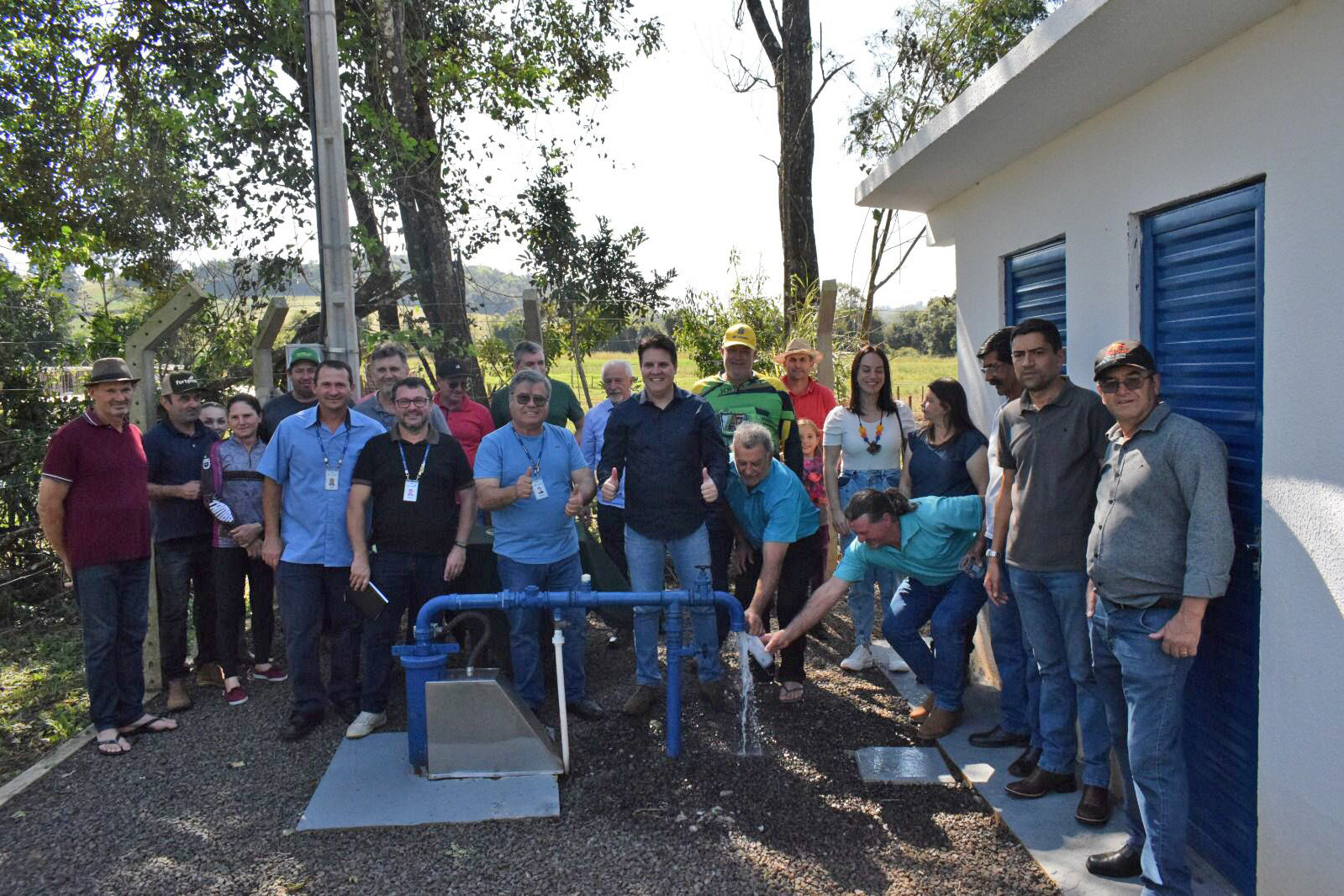 Parceria entre Sanepar e Prefeitura de Coronel Vivida constrói sistemas de abastecimento em comunidades rurais