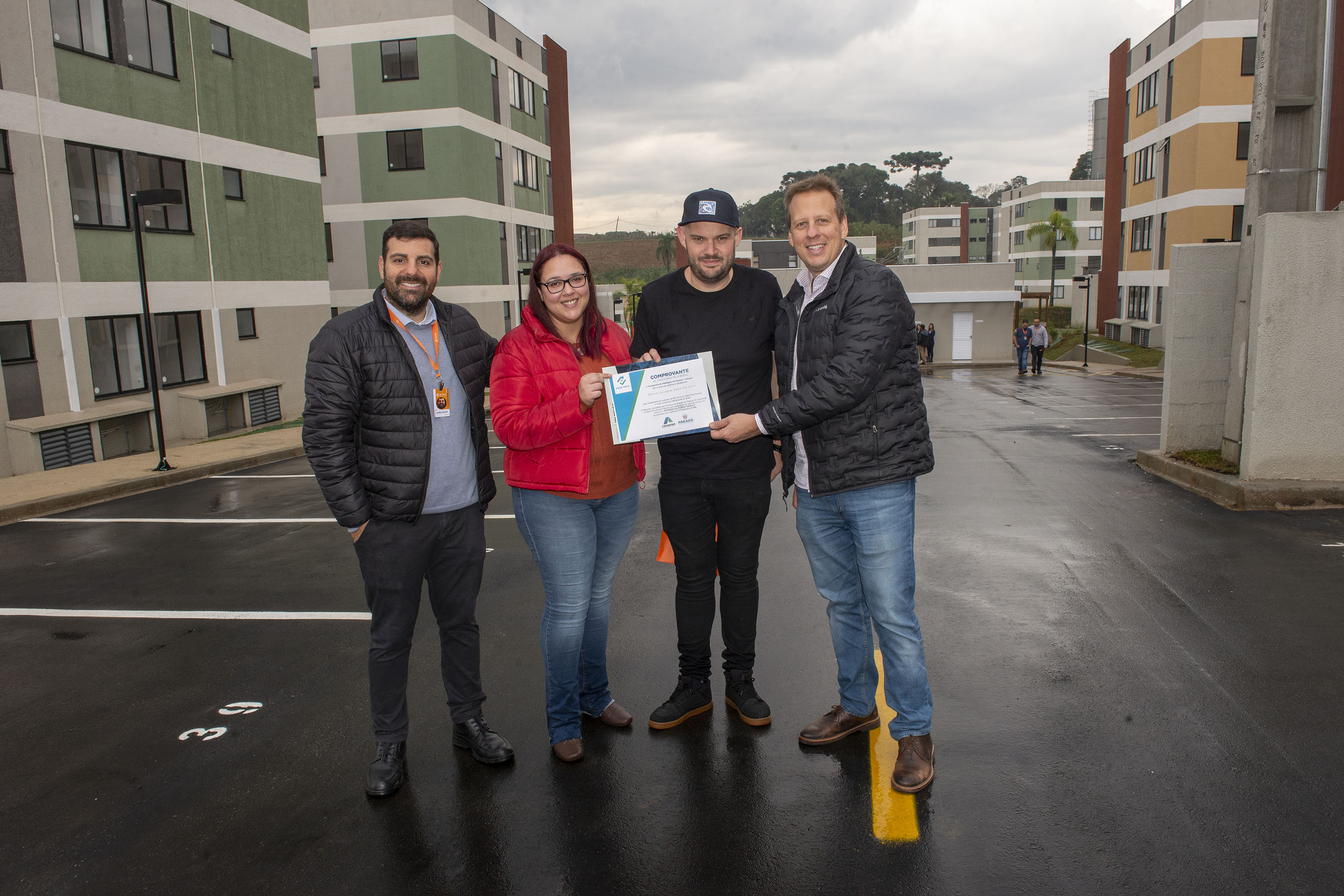 Entrega de apartamentos em Almirante Tamandaré Residencial Porto Tingui II
