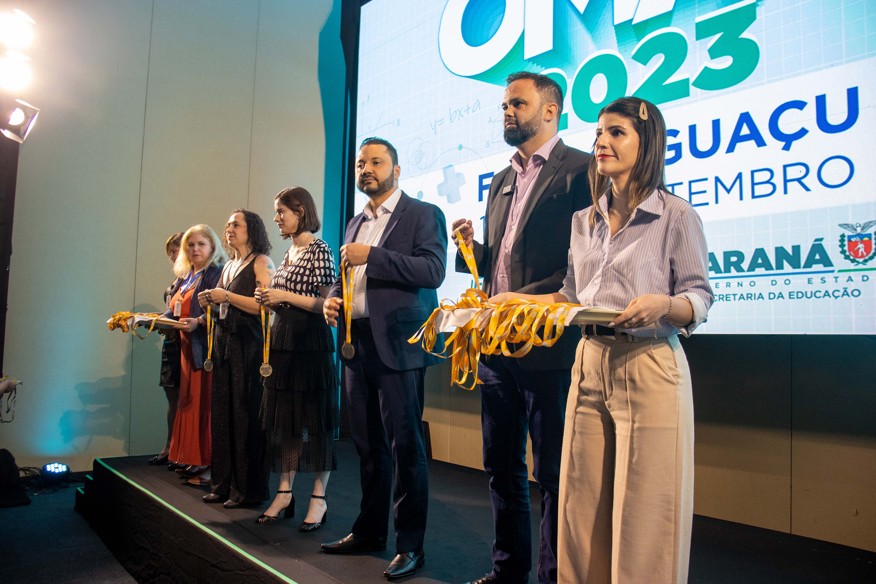 Evento em Foz do Iguaçu premia vencedores das Olimpíadas de Matemática das Escolas Estaduais do Paraná (Omap) Caixa de entrada