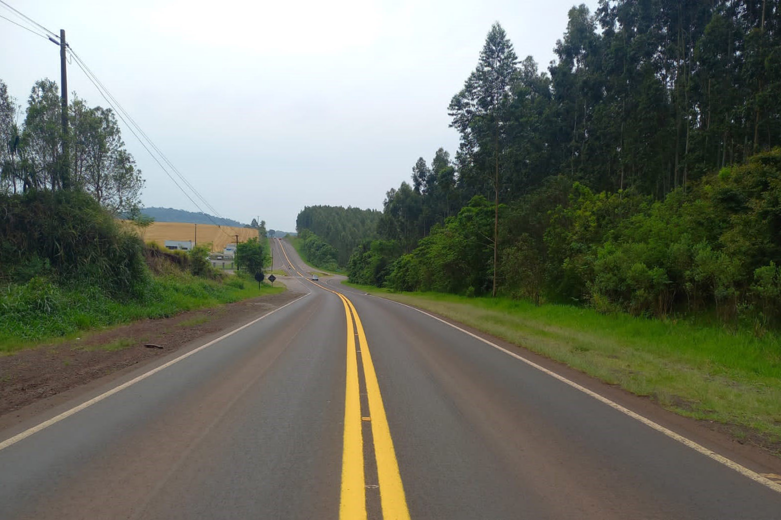 Rodovia de Dois Vizinhos recebe serviços de conservação