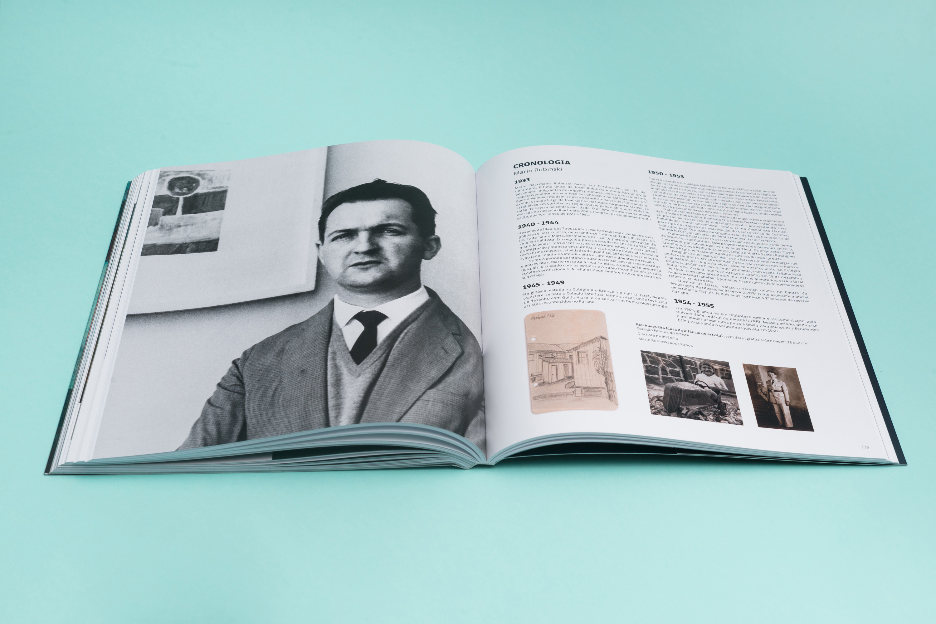 Catálogo da mostra de Mario Rubinski