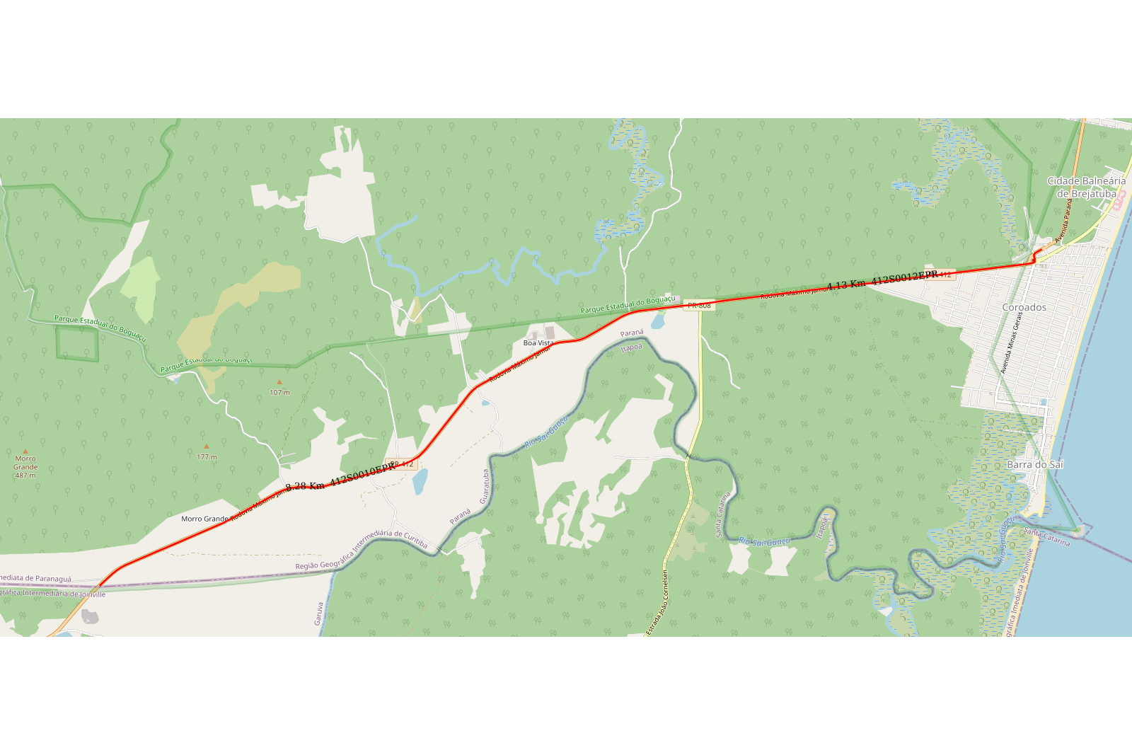 DER DUPLICAÇÃO GUARATUBA A SC