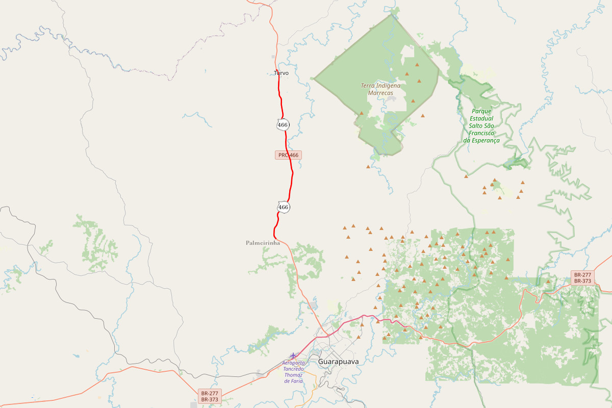 DER duplicação Turvo a Palmeirinha
