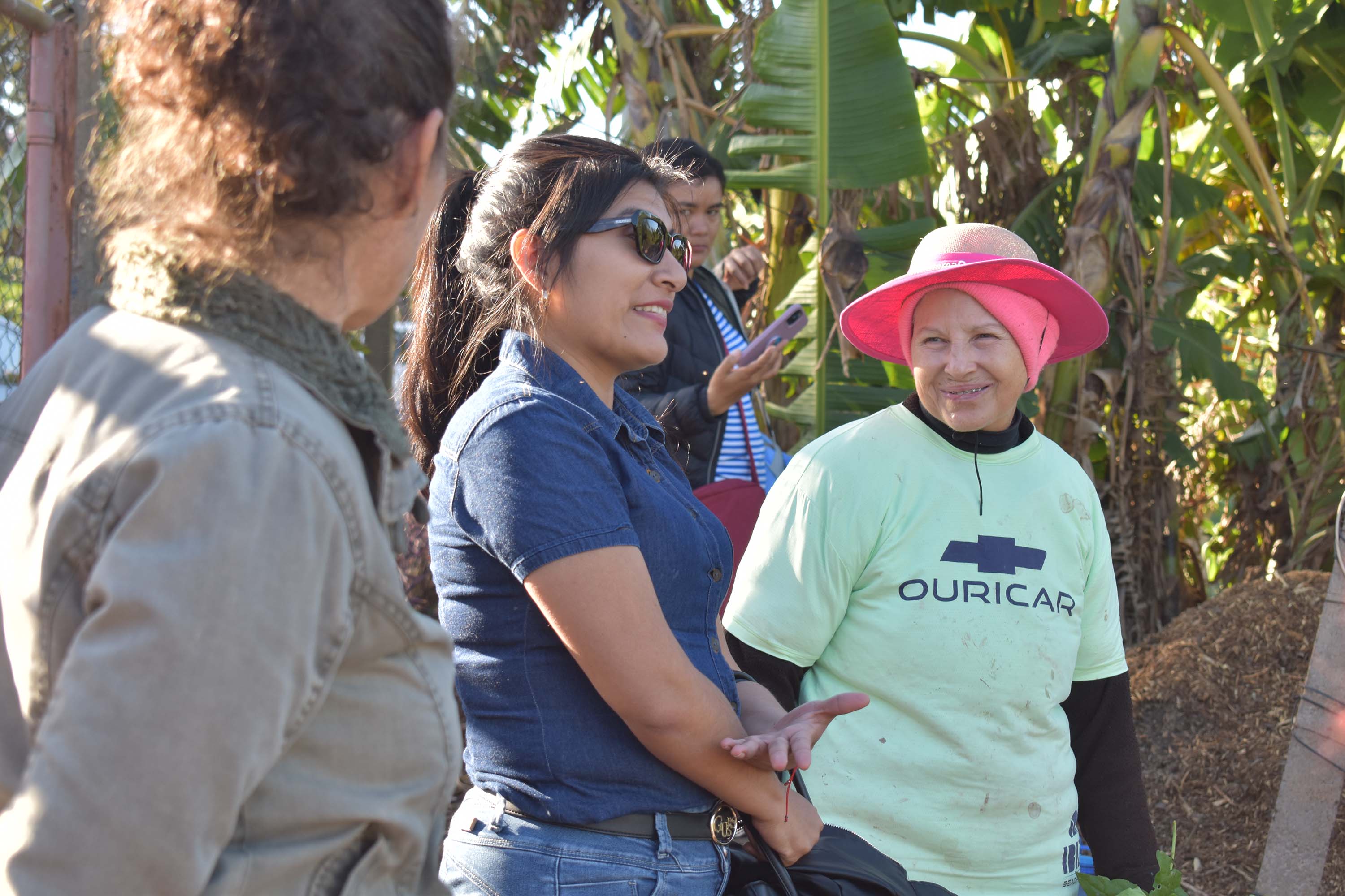 Horta comunitária do programa Cultivar Energia em Maringá recebe comitiva peruana