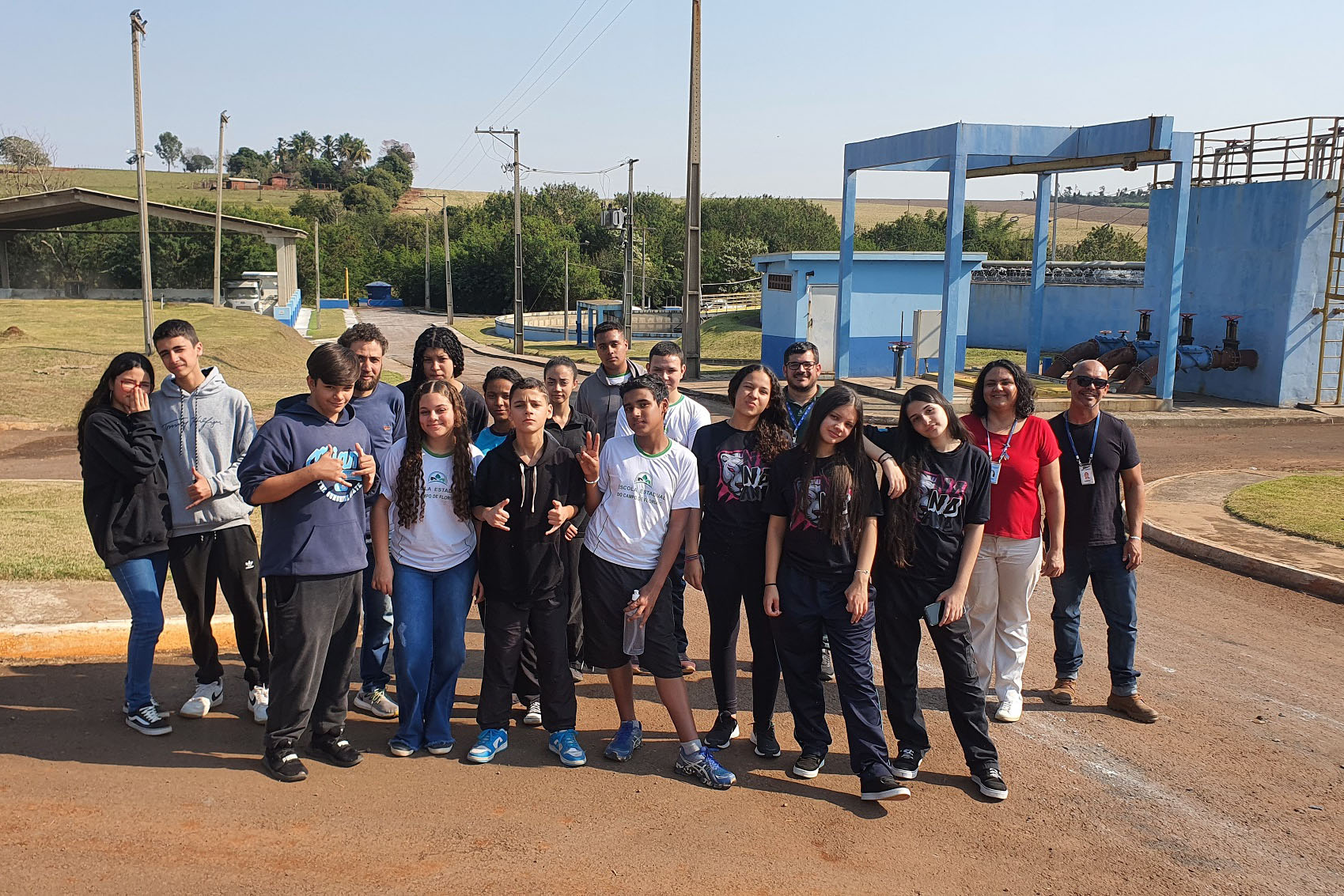 Jovens aprenderam uso correto da rede de esgoto e vão ensinar familiares - Sara Ferreira de Melo, da Escola Estadual de Floriano