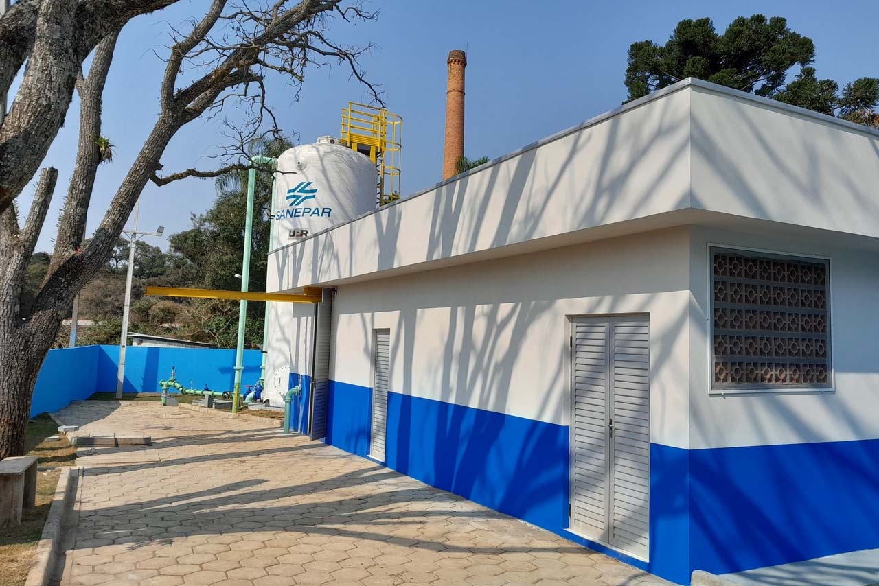 Sanepar amplia em 100% a produção de água tratada em Porto Amazonas