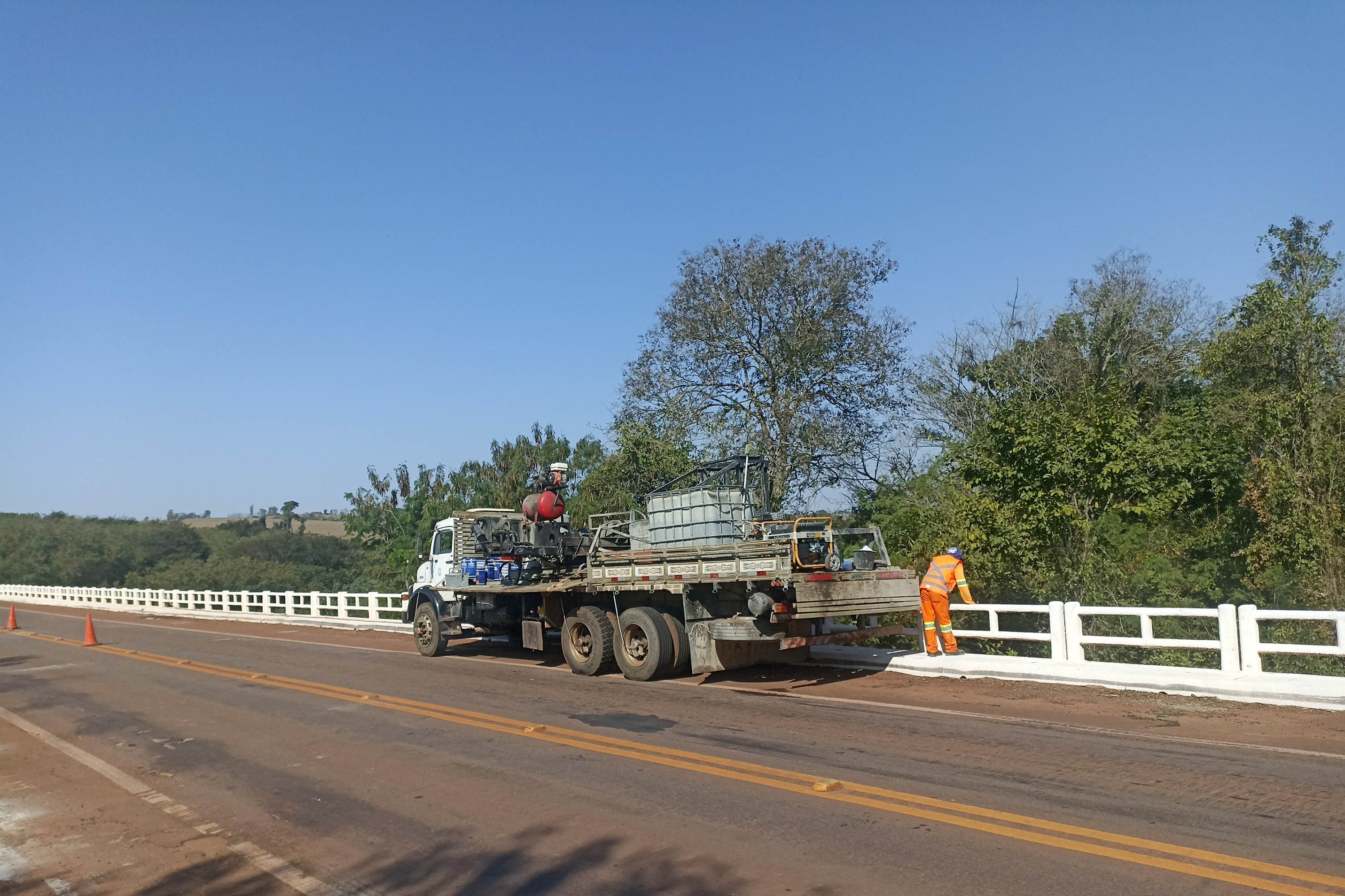 DER/PR reforma pontes entre Quarto Centenário, Formosa do Oeste e Nova Aurora
