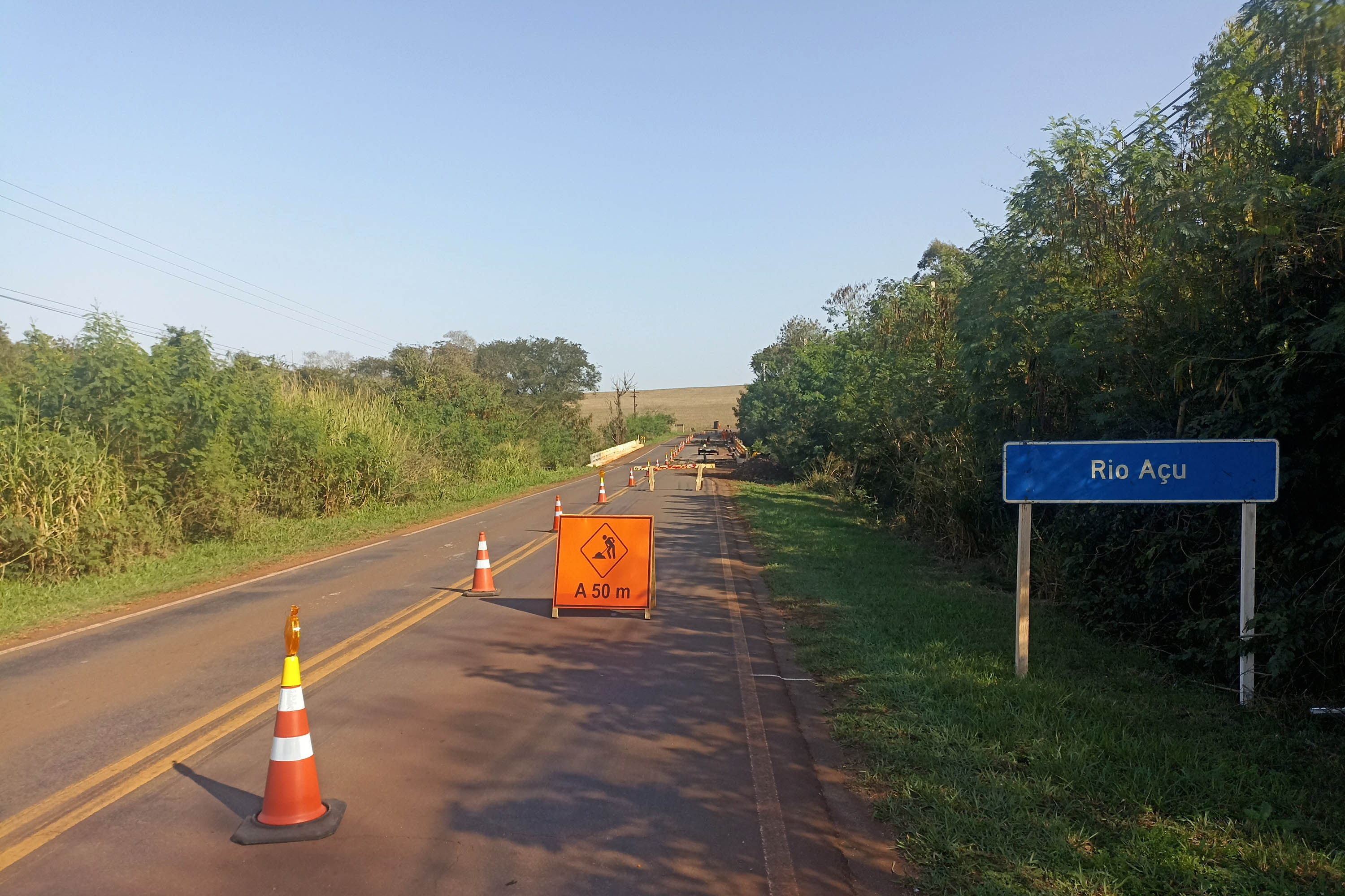 Com investimento de R$ 500 mil, DER/PR reforma ponte em rodovia entre Palotina e Terra Roxa