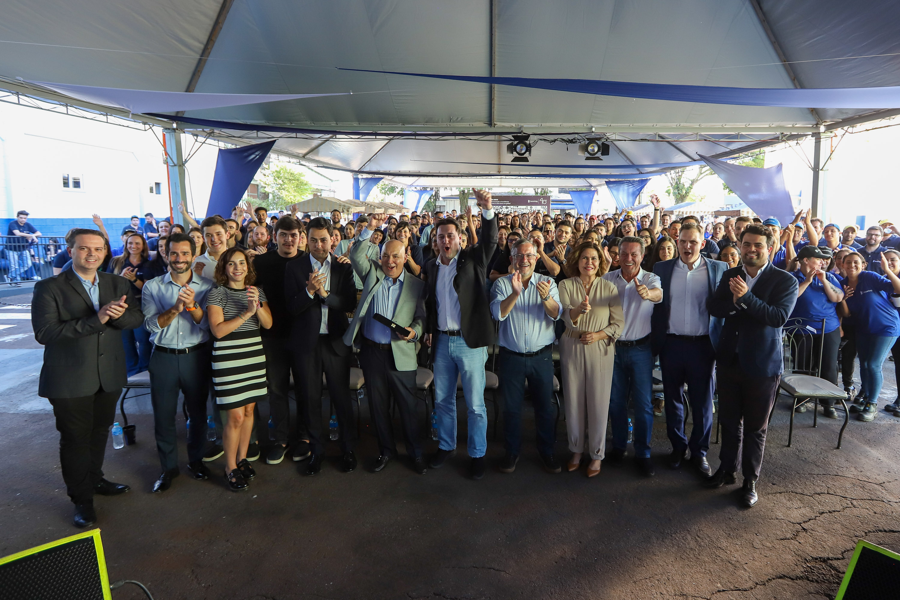 O governador Carlos Massa Ratinho Junior participa nesta sexta-feira (27) de evento de comemoração de 40 anos da Beontag, em Campo Mourão.