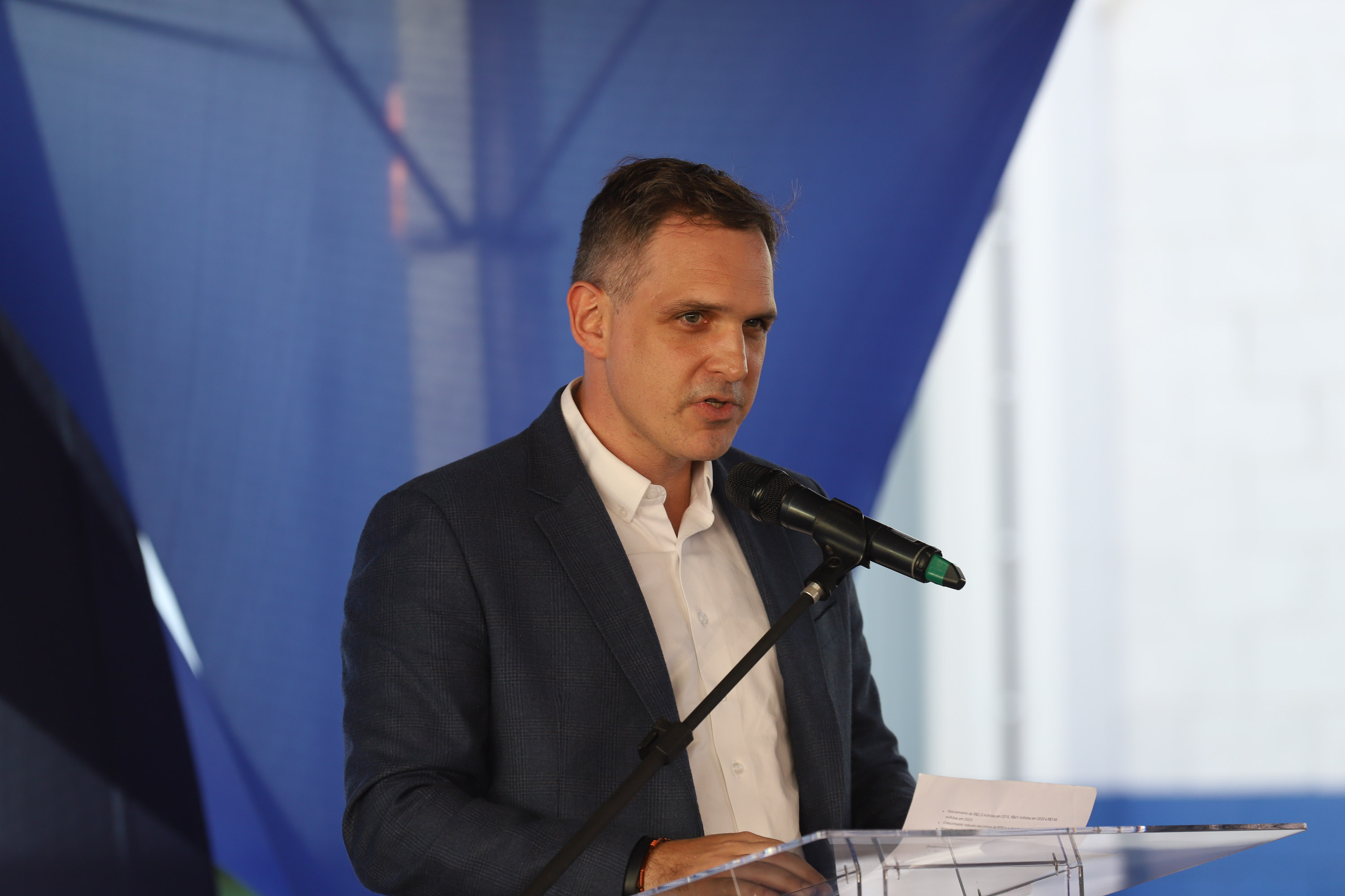 O governador Carlos Massa Ratinho Junior participa nesta sexta-feira (27) de evento de comemoração de 40 anos da Beontag, em Campo Mourão.