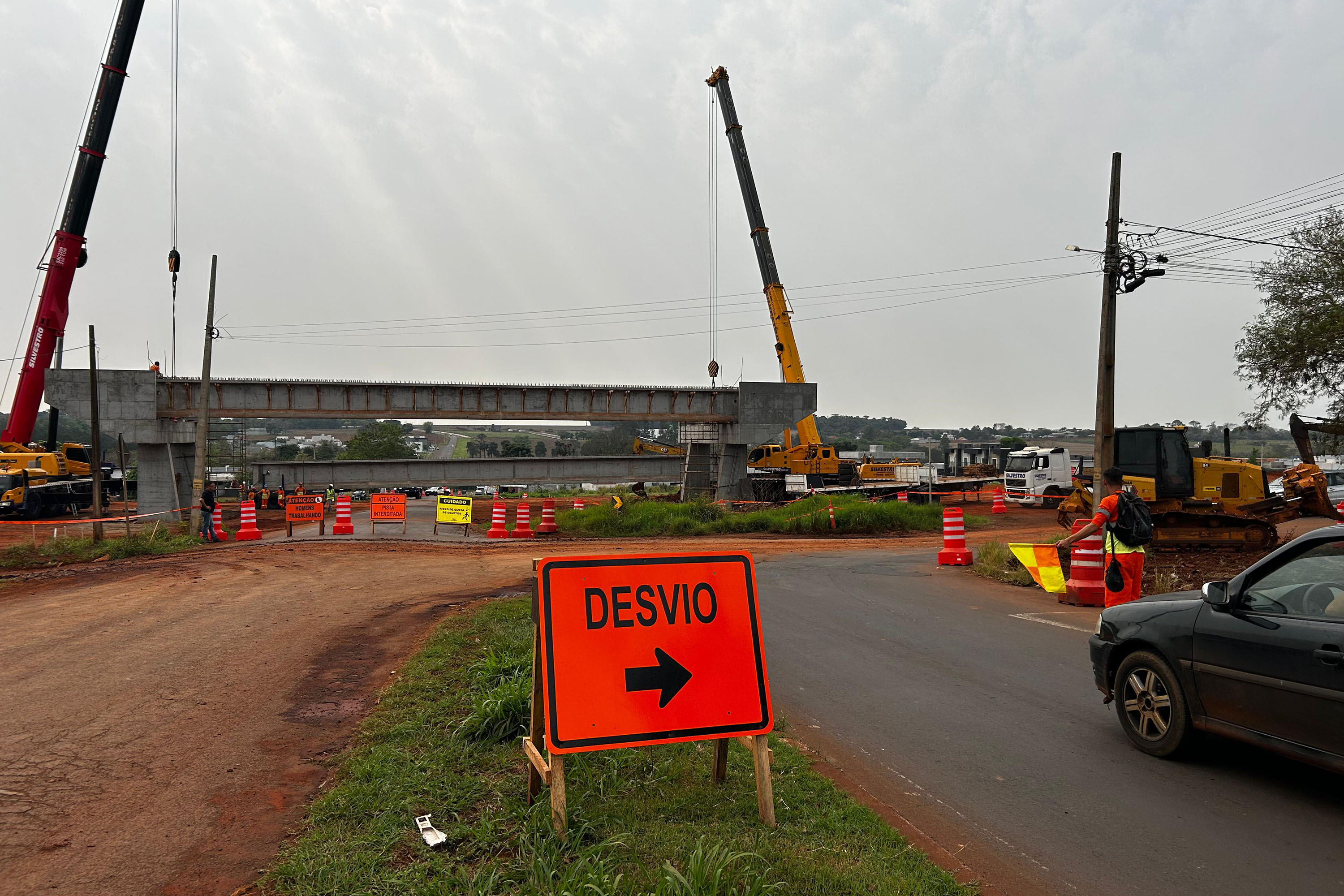 Obra da Perimetral Leste chega a 43,76% de execução