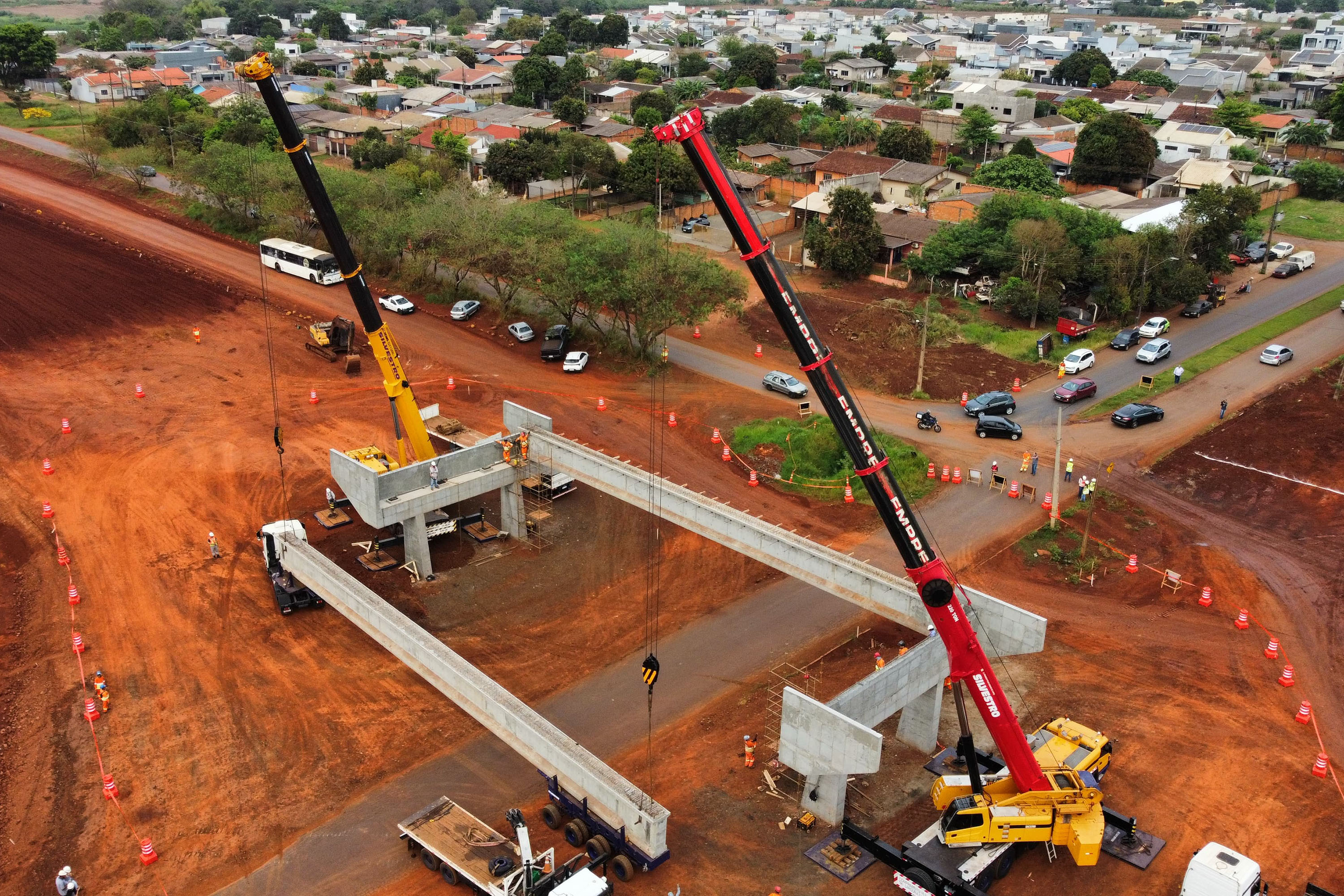 Obra da Perimetral Leste chega a 43,76% de execução