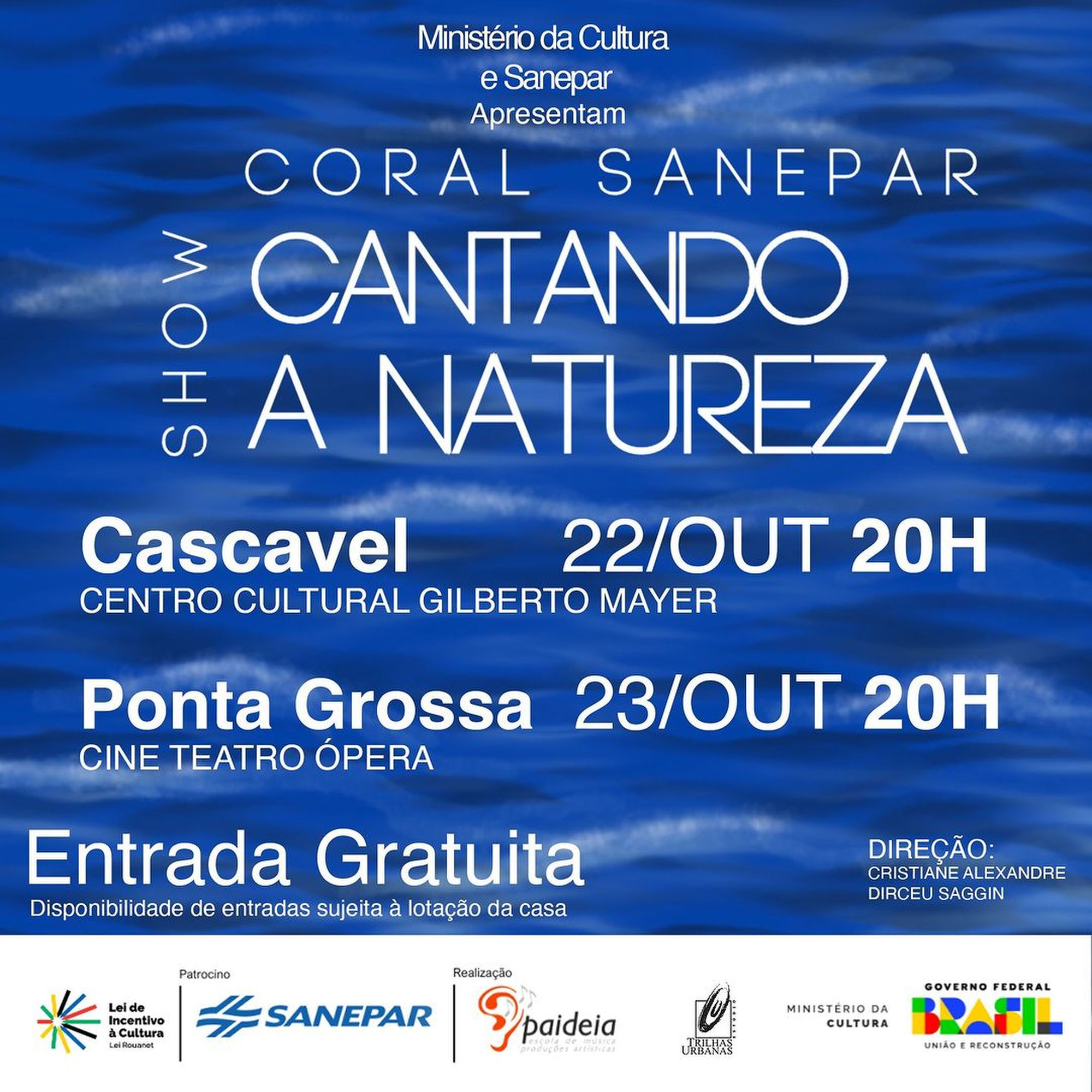 Coral Sanepar apresenta novo show pelo interior do estado