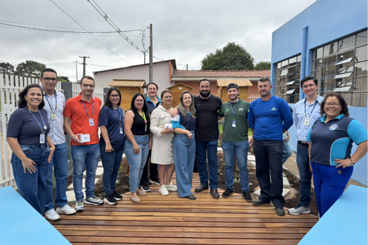 Sanepar inaugura Jardim de Água e Mel em Piraí do Sul