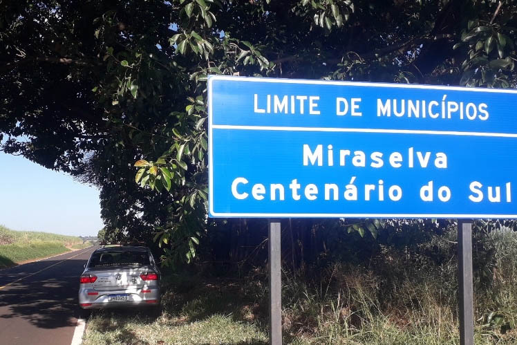 PR-534 Miraselva a Centenário do Sul - proseg Rodovia entre Centenário do Sul e Miraselva recebe serviços de segurança viária