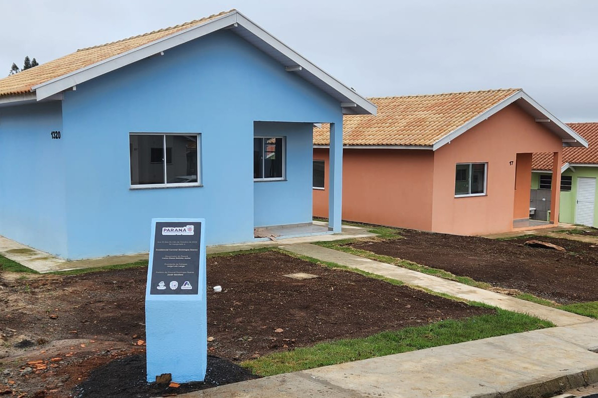 COHAPAR Entrega de moradias em Coronel Domingos Soares