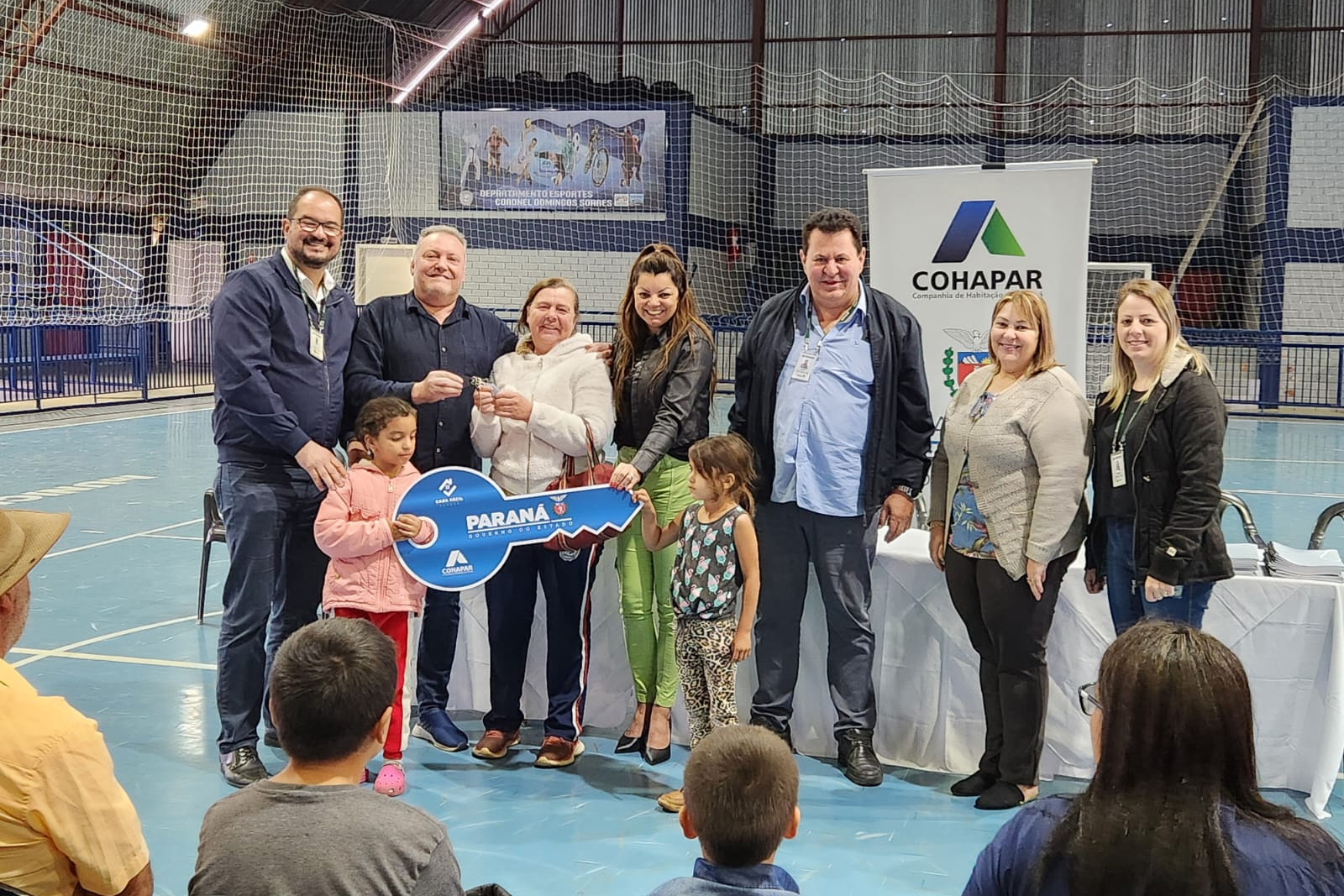 COHAPAR Entrega de moradias em Coronel Domingos Soares