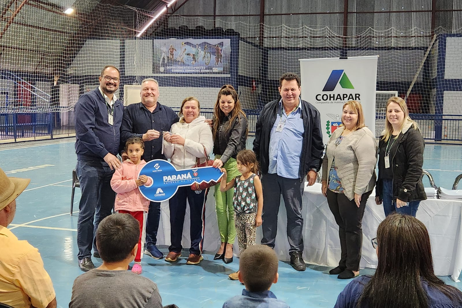COHAPAR Entrega de moradias em Coronel Domingos Soares