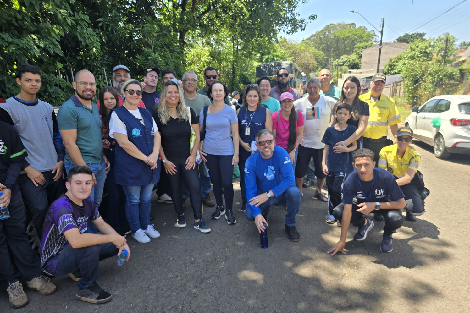 Jovens participam de ação de proteção da nascente do São Lourenço