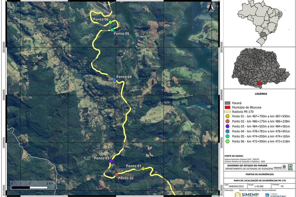 Licitação de obra de recuperação de rodovia em Bituruna tem proposta de R$ 20 mi