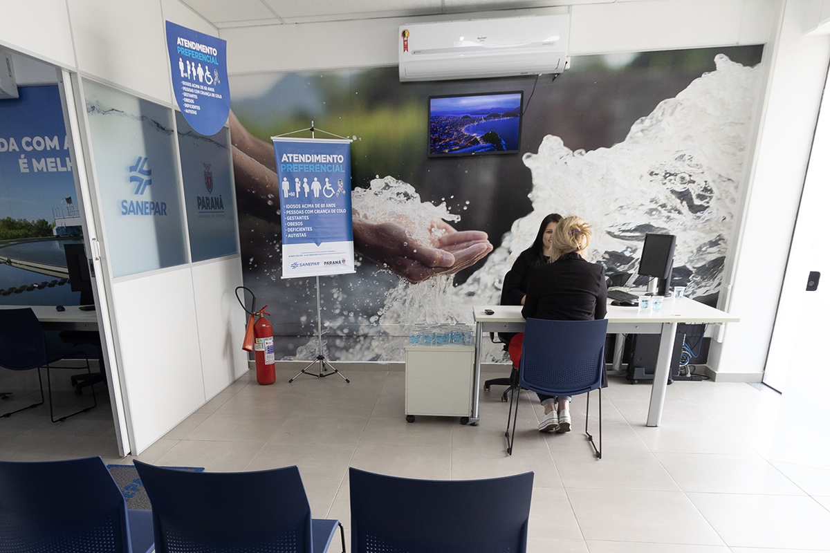 Sanepar inaugura e revitaliza centrais de atendimento