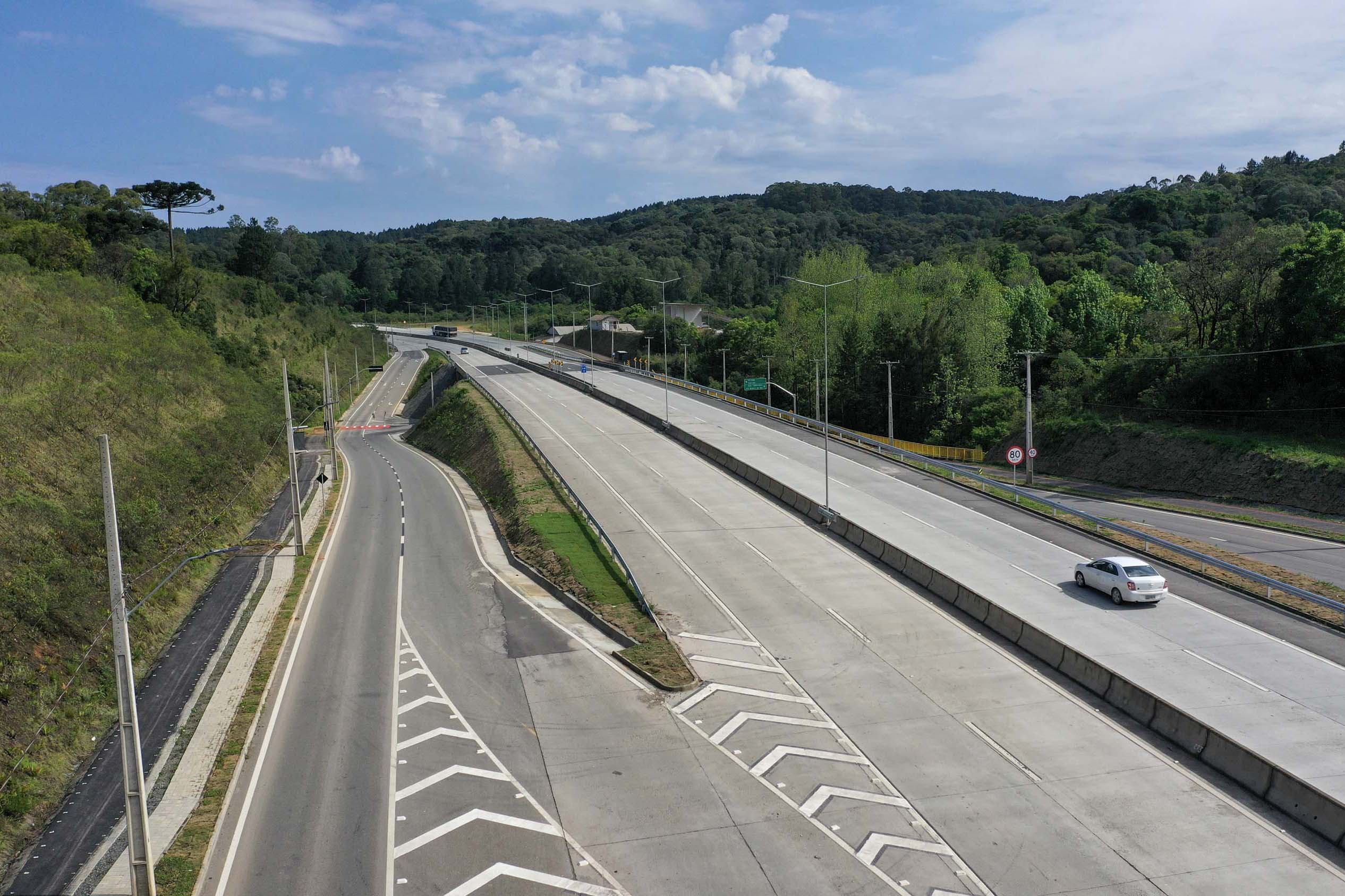 Rodovias da Grande Curitiba, Sul, Centro-Sul e Litoral tem mais de R$ 900 mi de investimentos
