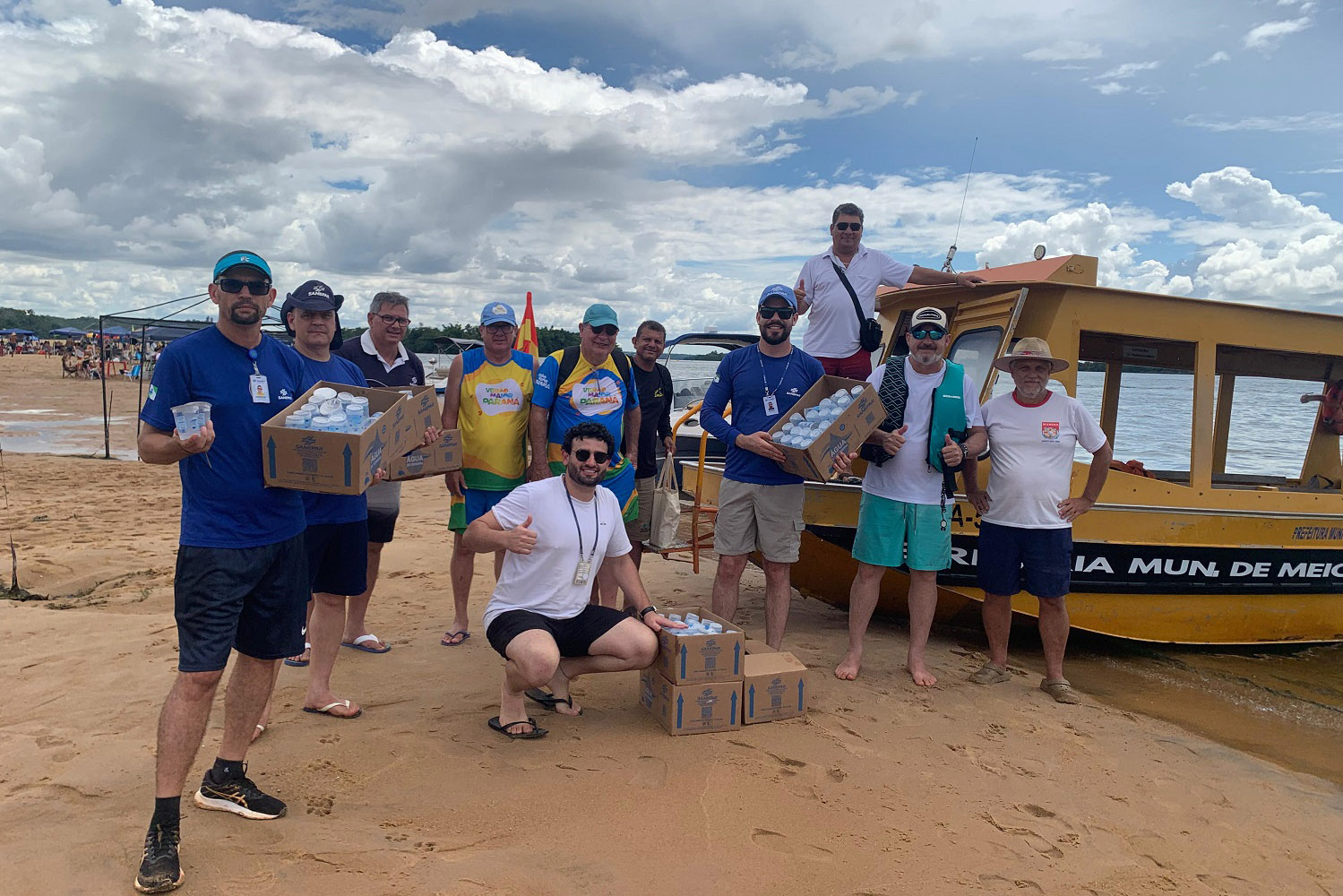 Sanepar leva projeto HidratAção, de distribuição de copos de água, para o Noroeste