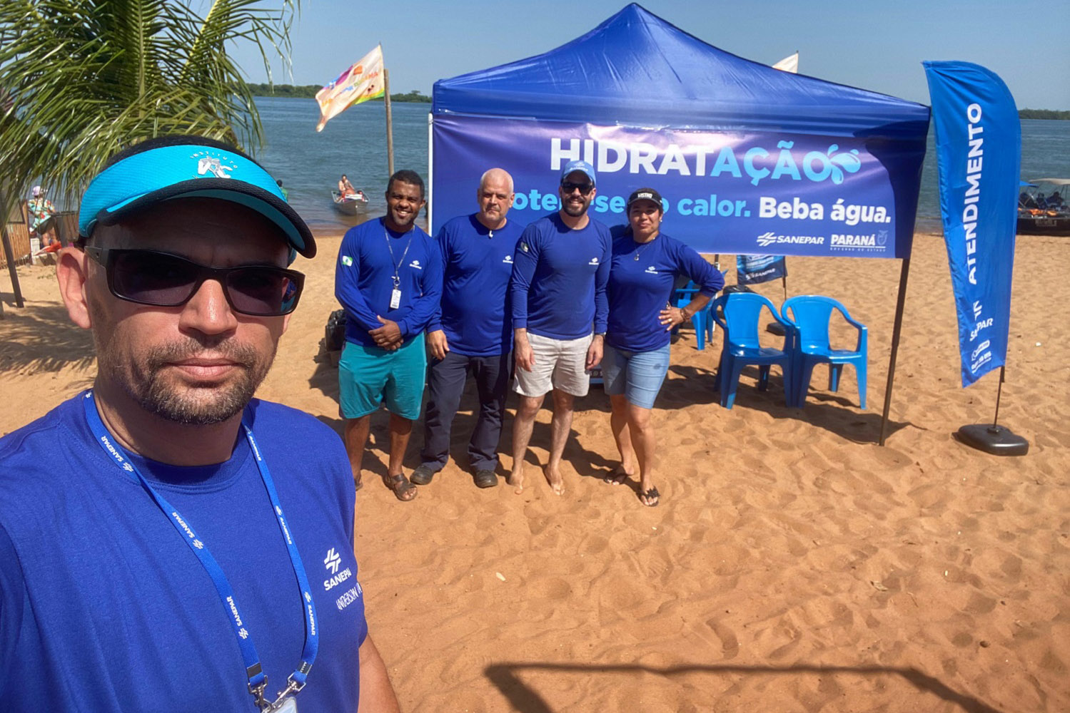 Sanepar leva projeto HidratAção, de distribuição de copos de água, para o Noroeste