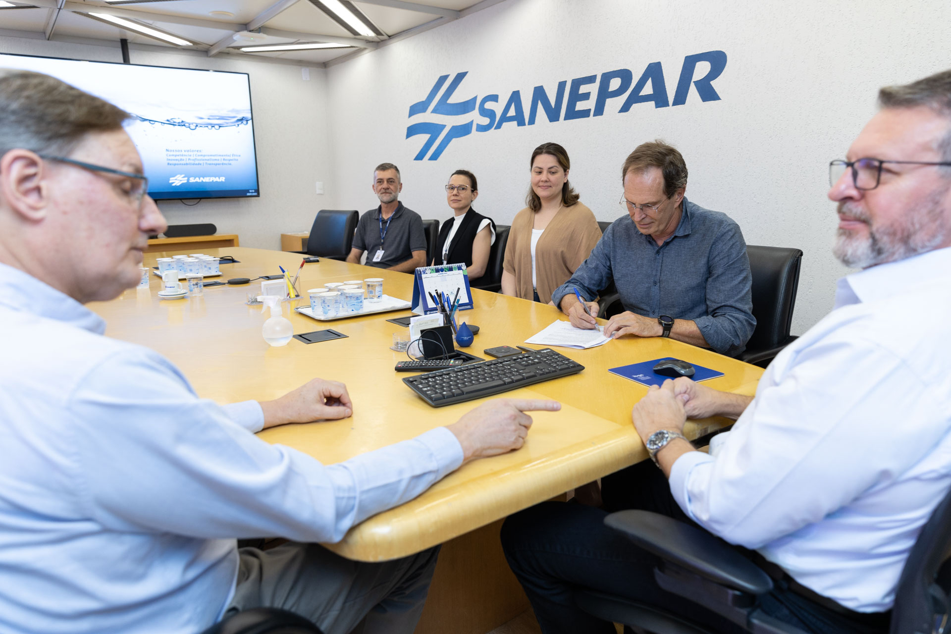 Sanepar e SPVS firmam acordo de trabalho na Região Metropolitana de Curitiba e no Litoral do Estado