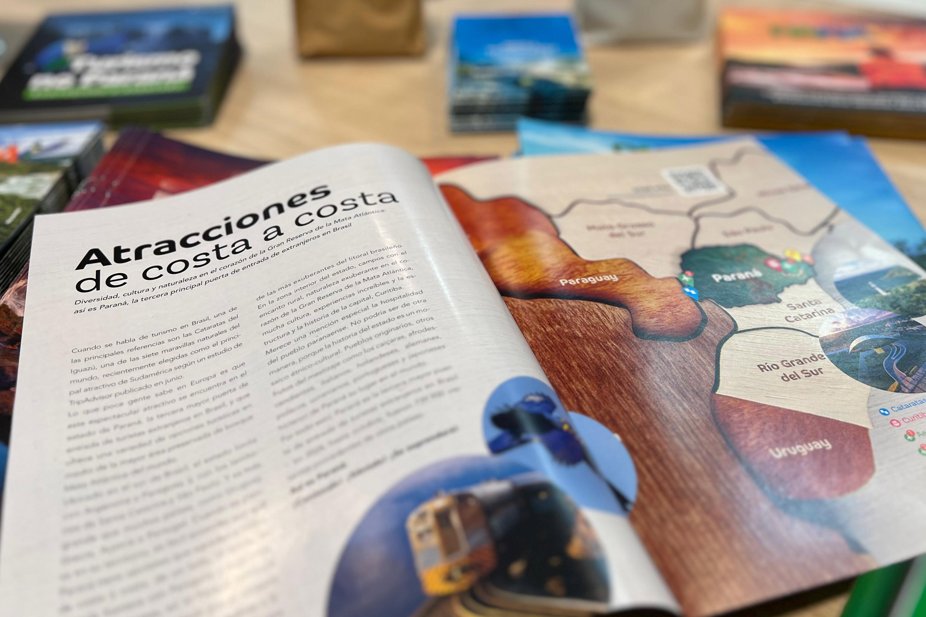 Revistas divulgam atrativos e roteiros do Paraná na Europa