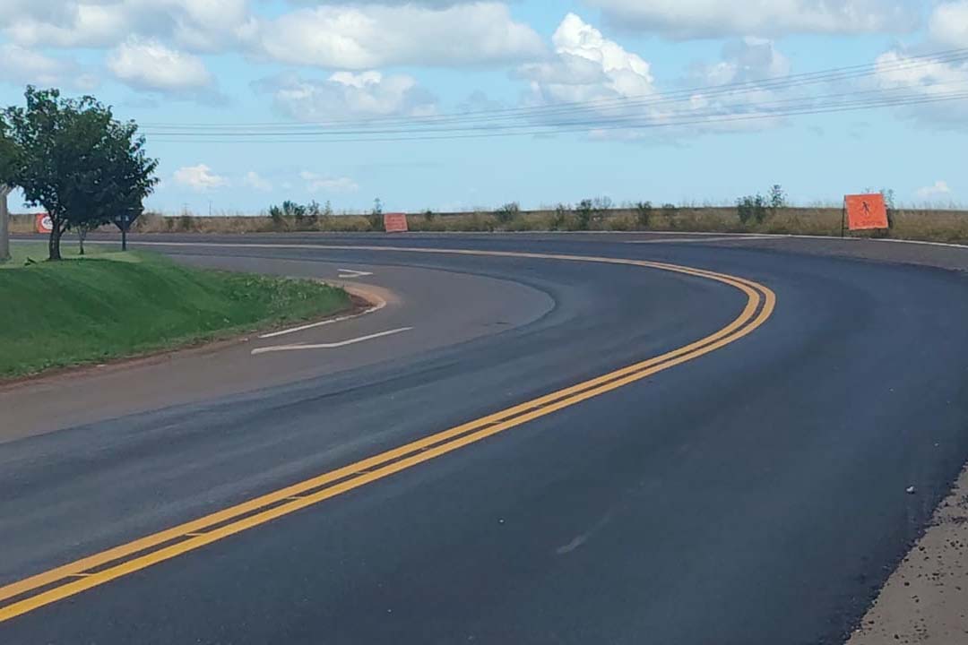 PR-459 entre Reserva do Iguaçu e Pinhão