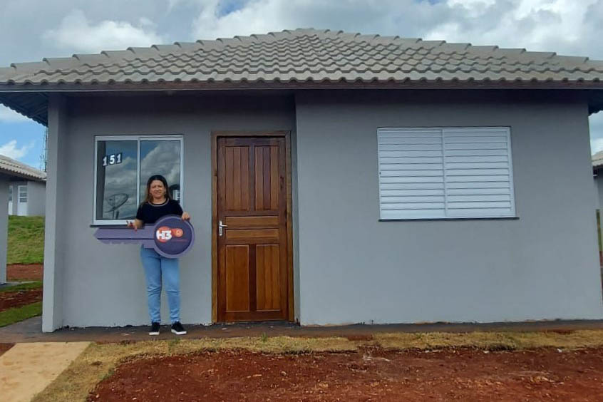 COHAPAR - Fotos das casas entregues em Sta Cruz de Monte Castelo