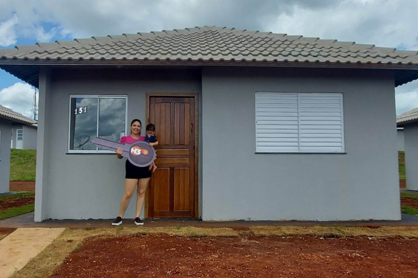 COHAPAR - Fotos das casas entregues em Sta Cruz de Monte Castelo