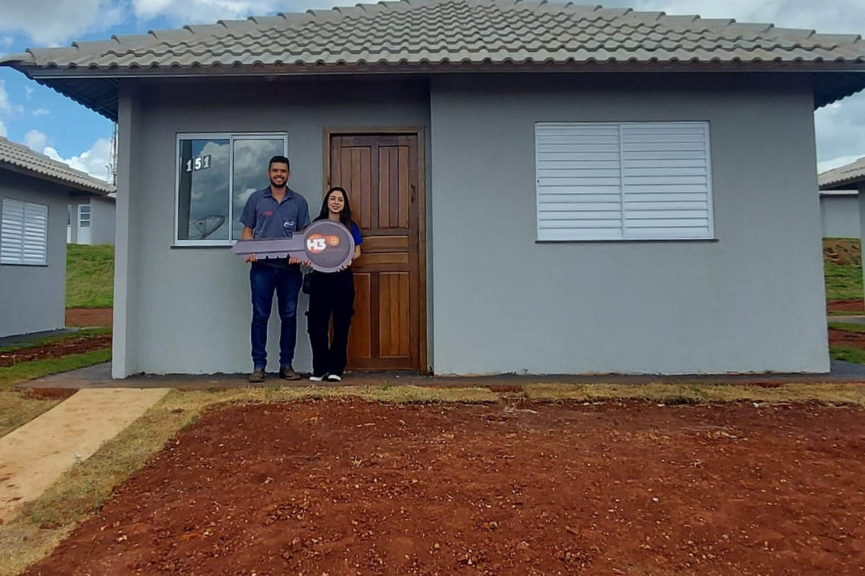 COHAPAR - Fotos das casas entregues em Sta Cruz de Monte Castelo