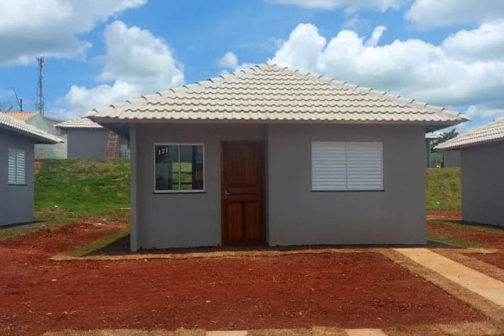 COHAPAR - Fotos das casas entregues em Sta Cruz de Monte Castelo