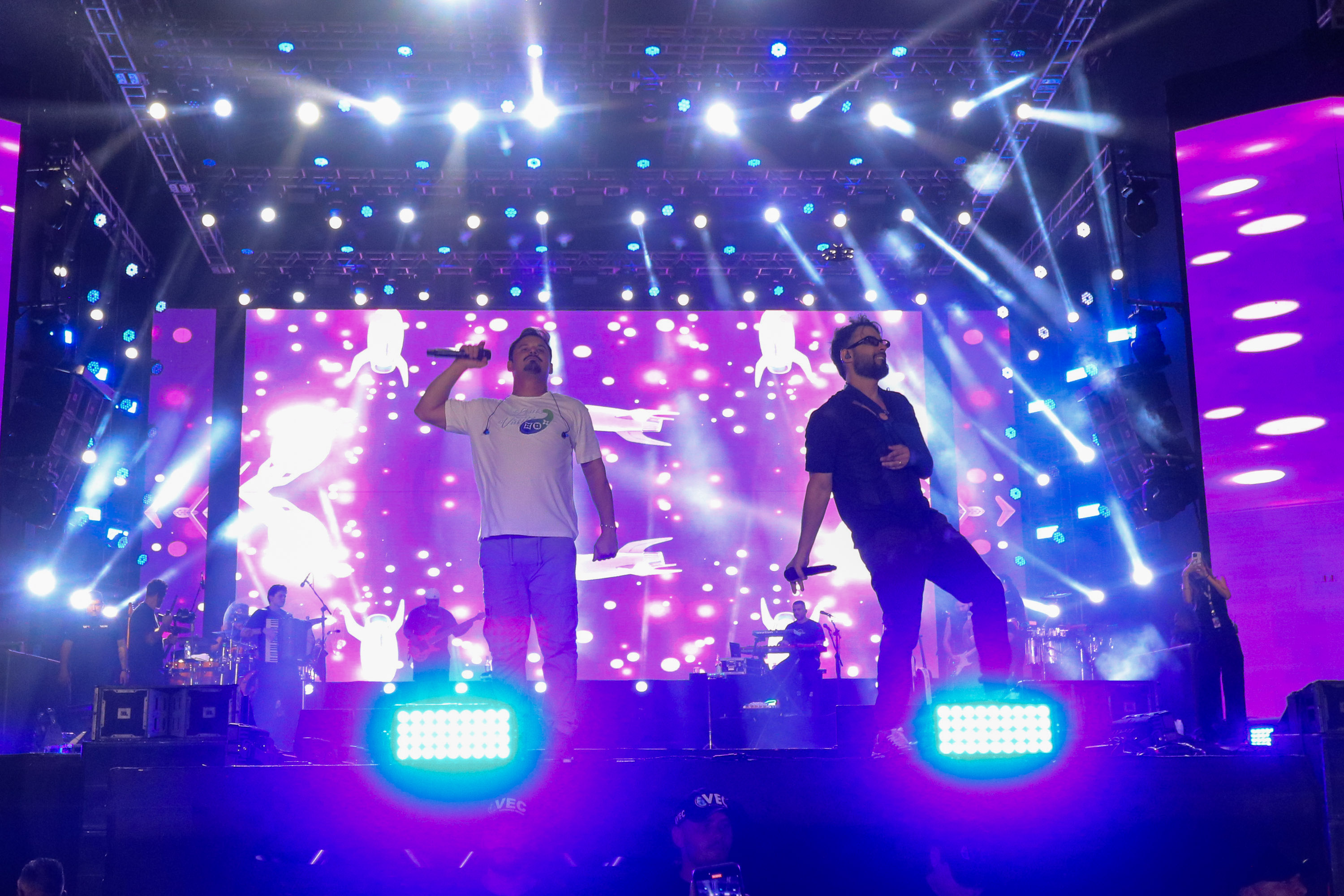 Clayton e Romario no Verao Maior Parana em Matinhos