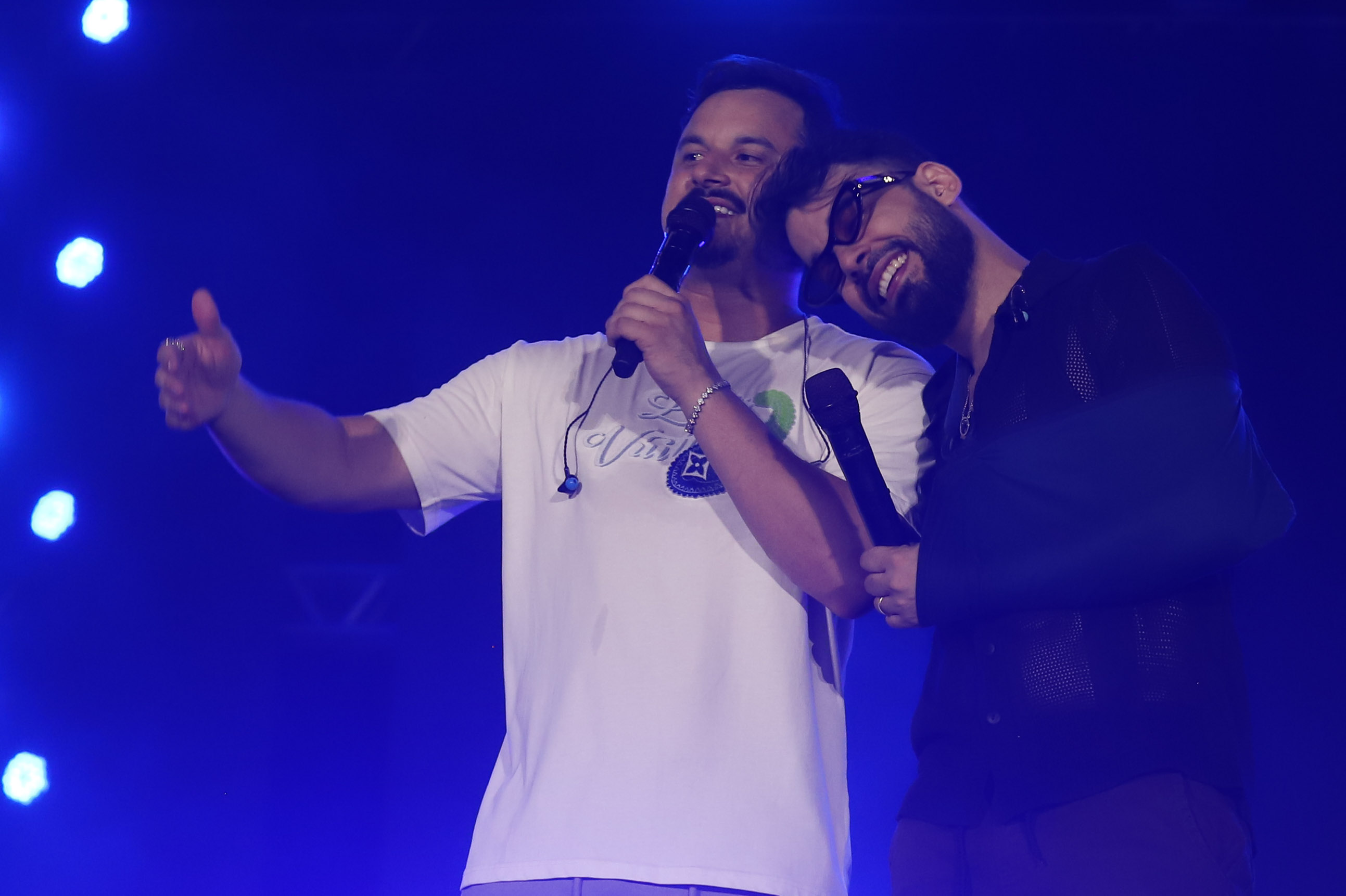 Clayton e Romario no Verao Maior Parana em Matinhos