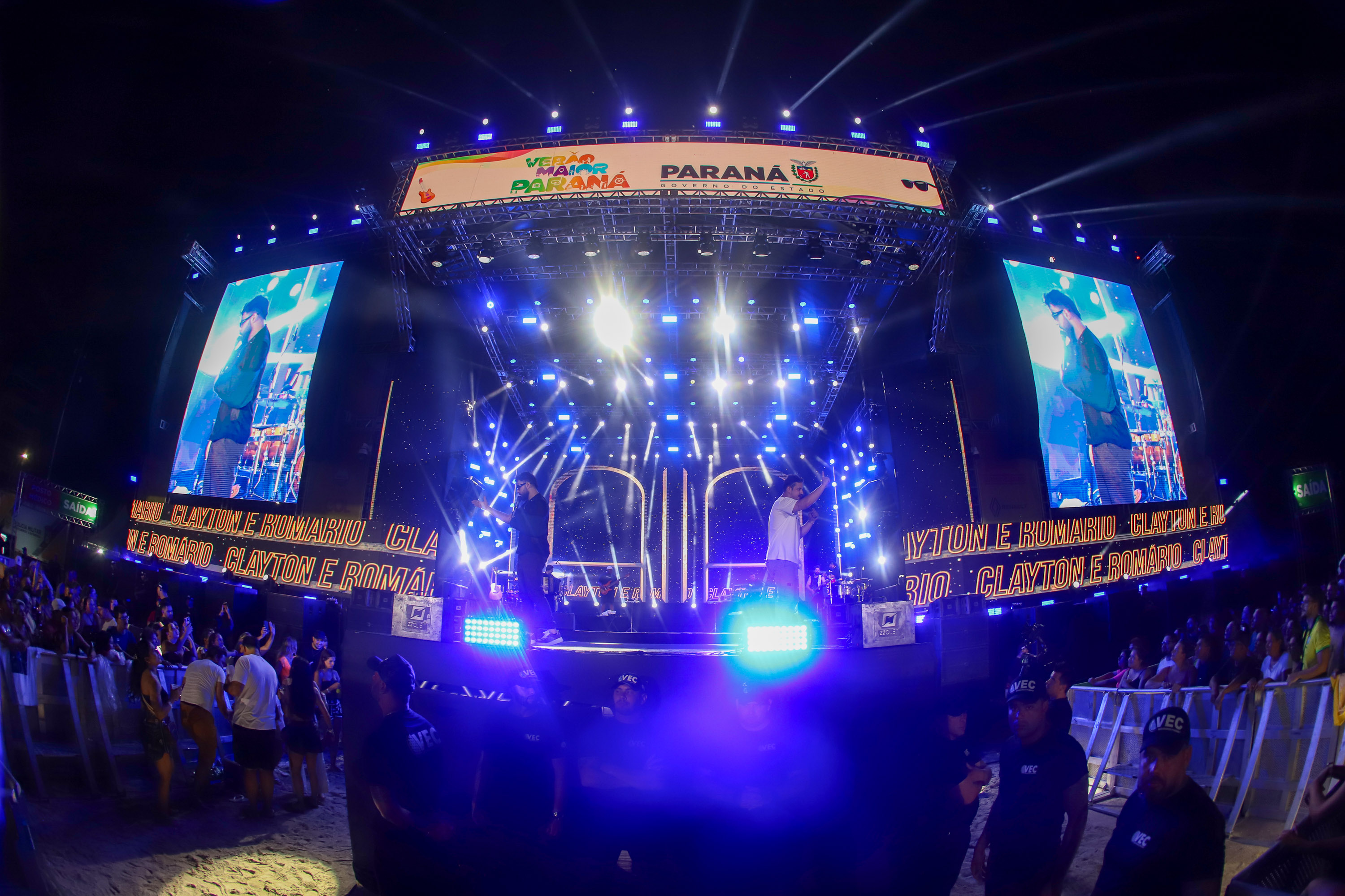 Clayton e Romario no Verao Maior Parana em Matinhos