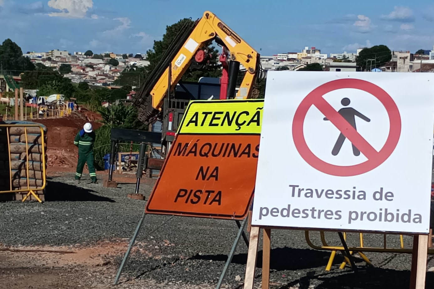 Para obra de trincheira, passarela que liga bairros em Telêmaco Borba será demolida no dia 9 de março