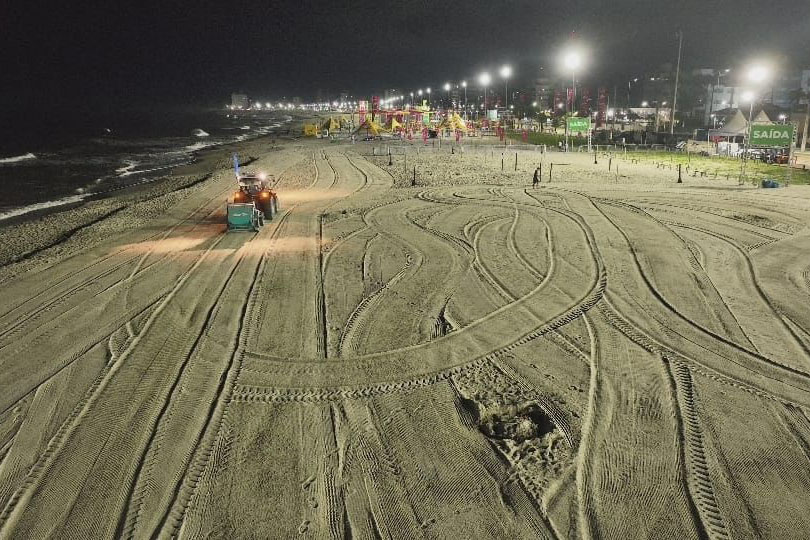 Limpeza diurna: aumento de 31,76% na coleta de lixo diurna em relação ao mesmo feriado prolongado de 2024 (Sanepar)