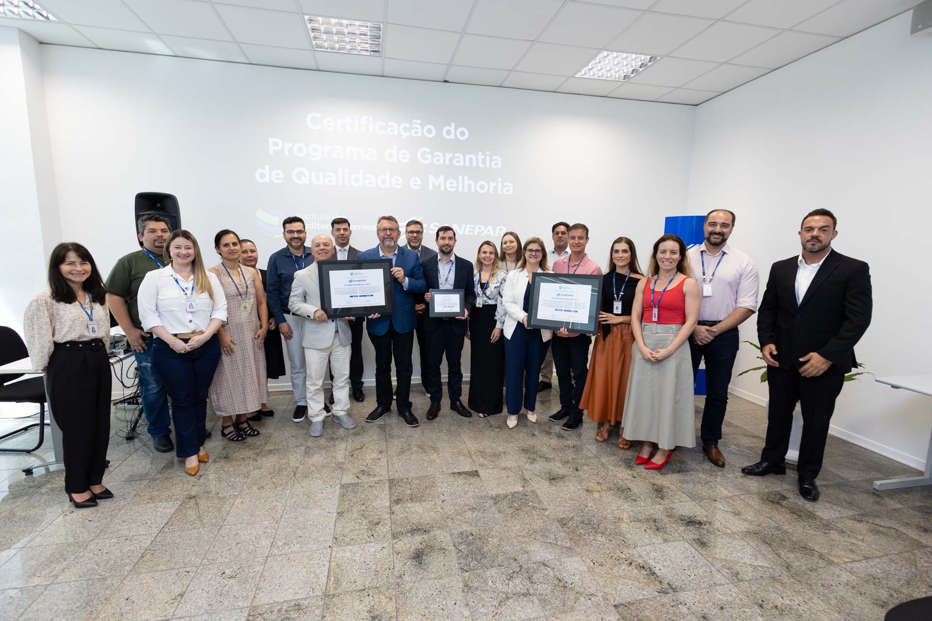 Auditoria da Sanepar recebe certificação internacional