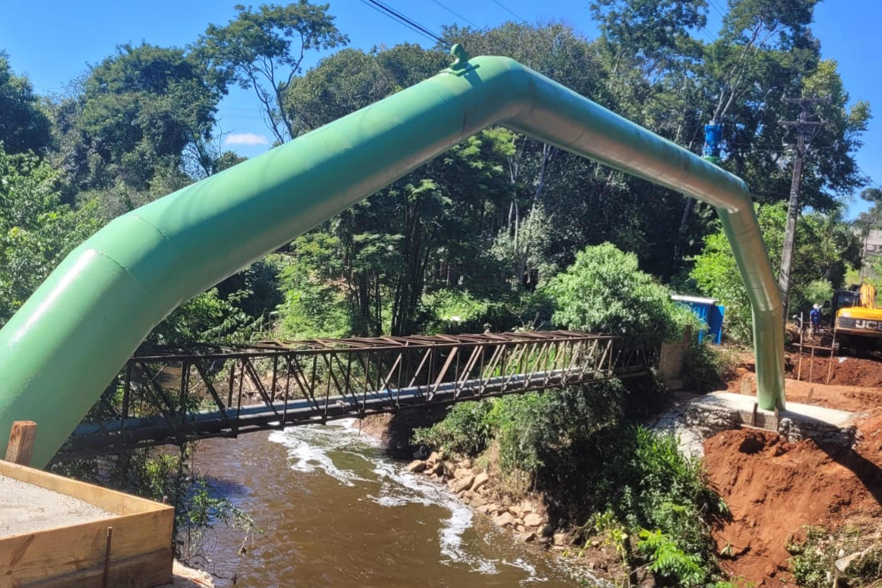 Nova adutora do Rio Pitangui vai aumentar em 15% a capacidade de abastecimento em Ponta Grossa