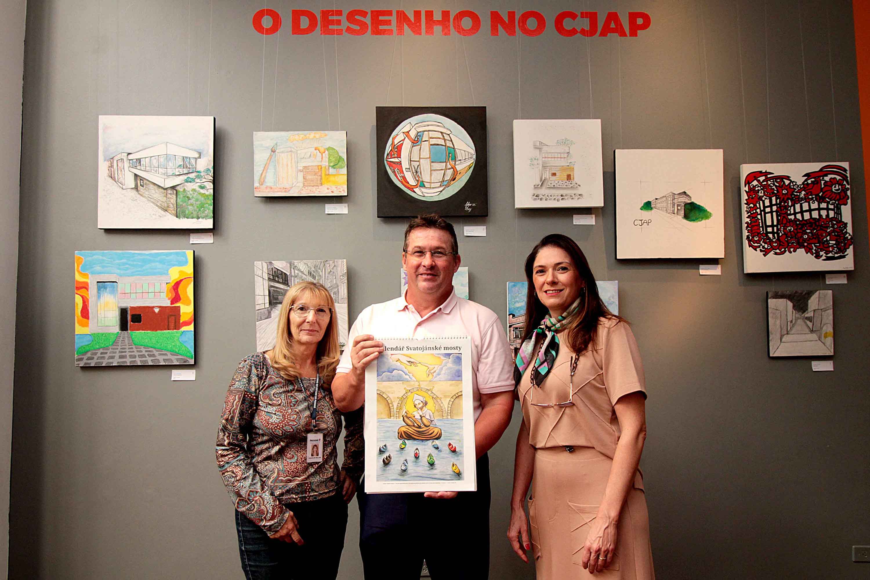 Reconhecimento internacional: alunos do Centro Juvenil de Artes Plásticas ilustram calendário tcheco