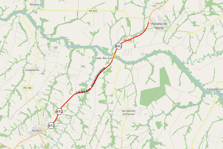 DER/PR restaura pista de ponte sobre o Rio Ivaí entre Rondon e Paraíso do Norte